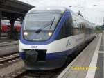 ostseelandverkehr-gmbh-ola OLA-Talenttriebwagen 0007 nach Rostock am 18.08.2008 in G�strow.