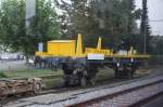 AAR Wynental- und Suhrentalbahn Rampenwagen der AAr auf Dipplorrys. (September 2008)