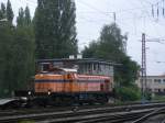 WHE Wanne-Herner Eisenbahn MaK 1600 ,WHE bei Rangierarbeit in Herne/Wanne �hf.(23.09.2008)