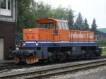 SK Seehafen Kiel MAK G1203 , Seehafen Kiel, UI Nr. 9880 0273 019-6 D-SK am Stellwerk Wanne Osthafen.An dieser Stelle vielen Dank an Bahnbilder-Kollegen Klaus Muhs f�r den sch�nen Tag(23.09.2008)