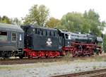 br-41-41-drg-dr-db-041--042-db Mit Lagerschaden kam die 41 018 angedampft. Kurz nach dem abkuppeln ging es wild schleudernd hinter das Rangiersignal an der Ausfahrt um zur Wartung zur�ckzusetzen