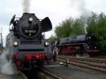 Die 35 1097 und die 01 533 am 20.09.2008 in ...