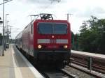 143 126-1 mit Regionalexpress ...  Uwe W�stenhagen 23.09.2008