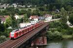 Zwei 425 �berqueren am 10. August 2008 als S1 von ...