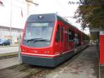 ASm Aare Seeland Mobil Be 4/8 111b 'Jupiter' in Solothurn. Nun sind 3 Z�ge auf er SNB 14.09.08