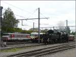 Diese Zugbegegnung musste auch der Lokf�hrer der nez cass� im ...