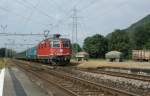 Die Re 4/4 II 11300 mit Dispozug als IR 1790 ...