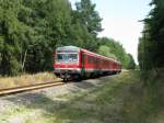 Aus Kiel - Sch�nberg/Meckl. kommend, f�hrt BR 628 637+ 207 ...