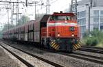 RAG 803 (RBH) durchf�hrt mit einem Leerzug Oberhausen West. 24.09.2008 ...