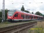 br-427-stadler-flirt-3-teilig Flirt 427 005/827 005/305/605/407 505 am 25.09.2008 mit dem RE 33261 Lietzow-Sassnitz in Lancken.