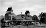 sonstige Bahnhof North Conway der Conway Scenic Railroad, einer ehemaligen Boston & Maine Strecke.(03.08.1998)