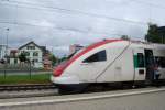 icn ICN 2123 'Mani Matter' am 23.08.2008 im Bahnhof Kreuzlingen, kurz vor der Abfahrt