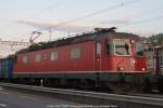 Die mit ETCS ausger�stete Re 6/6 11664 K�niz in Rorschach
26.09.08 ...