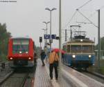 Jubil�um 5 Jahre Ringzug:611 515-8 verl�sst Trossingen DB als RE ...