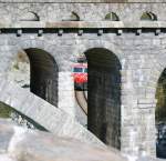 Brig-Visp-Zermatt-Bahn Mal eine andere Perspektive: HGe 4/4 II bei Neubr�ck
(26.09.2008)