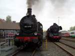 Die 657 2770 neben der Ausgestellten 50 3690 am 20.09.2008 ...