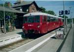 Einen ganzen Sommertag im Jahr 2003 pendelte der Neustrelitzer 772 ...