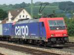 SBB Cargo Re 482 044 durchf�hrt Efringen-Kirchen in Richtung S�den ...