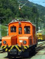 Ge2/2 161 am 18.7.07 in Poschiavo.  ...