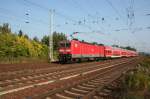 RE7 mit 143 889-4 ...  Gilbert Angermann 28.09.2008
