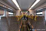 Die Inneneinrichtung des Desiro ML in der 2. Klasse.  ...