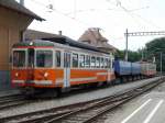 asm - Triebwagen Be 4/4 101 vor Kieszug in T�uffelen ...