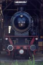 Mit den Dampflokomotiven 41 018 und 41 364 besitzt die ...