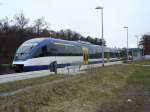 NOB nach Husum am 12.04.2006 gegen 12.40 Uhr im Bahnhof ...