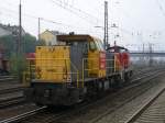 BR 6400-6465 wird von der 294 722-4 nach HA-Vorhalle geschlppt.(29.09.2008) ...