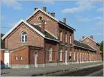 Das Bahnhofsgeb�ude von Treignes war fr�her ein Grenzbahnhof und wurde ...