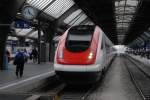 Z�rich, Hauptbahnhof, 04.09.2008, von Konstanz kommender ICN  ...
