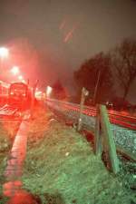 Nachtaufnahme einer Hamburger S-Bahn. Mehr Bilder gibt es derzeit auf ...