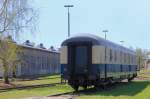 Ein weiteres Bahnpost-Exponat findet sich im Freigel�nde des Bahnparks. Dieser ...