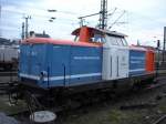 212 261-2 der Nordbayerischen Eisenbahn am 21.02.2007 gegen 16.30 Uhr ...