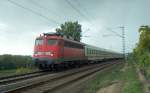 DB 113 267-9 mit dem D 1929 von Dortmund Hbf ...