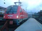 541 009 der SZ abgestellt in Villach HBF  ...