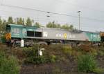 Pause in Gelsenkirchen-Bismarck: Class 66 PB01 der Rail4Chem. 03.10.2008
  ...