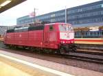 181 213 abgestellt am 3.10.08 in Saarbr�cken Hbf.  ...