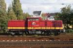 V 150.11 der EBW Cargo als Lz abgestellt in D�sseldorf ...