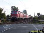 232 165-1 mit einer 233 als Wagenlok H�he Peine am ...