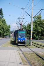 Danzig, 20.06.2007, Stra�enbahn-Linie 6 ...  Reinhard Zabel 05.10.2008