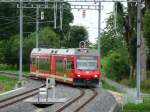 CJ 1000 mm CJ - Gelenktriebwagen ABe 2/6 632 unterwegs nach Tavannes am 01.08.2008