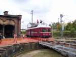 Oberleitungsrevisionsfahrzeuge Der ORT 188 202 des VMD am 03.10.08 im BW Dresden Altstadt.