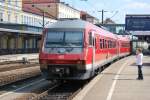 br-610-pendolino Zerknitterter 610 001-0 am 30.08.2008 in Regensburg.
