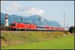 br-1216 �sterreichurlaub 2008 - �BB: Zwei 1261er sind mit einer ROLA zum Brenner unterwegs. Aufgenommen am 04.September 2008 bei Radfeld.