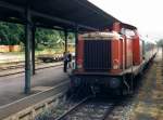 br-212-db-10020 RB nach Gem�nden/Main am 04.07.2001 in Bad Kissingen. (eingescannt)