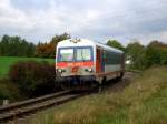 br-5047 Der 5047 079 am 04.10.2008 als R nach Steindorf am Abzweig Mining. 