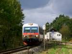 br-5047 Der 5047 069 am 04.10.2008 als R nach Steindorf am Abzweig Mining. 