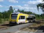 y31 Um 14.15 Uhr verl�sst der Regionaltriebwagen am 15.07.2007 den Bahnhof Mariannelund und f�hrt weiter in Richtung Zielbahnhof Hulsfred station, den er nach zwei Zwischenstopps in L�nneberga und Silverdalen gegen 14.31 Uhr erreichen wird.