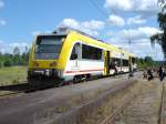 y31 Immerhin steigen einige Fahrg�ste in Mariannelund aus, am 15.07.2007 haupts�chlich Touristen.
